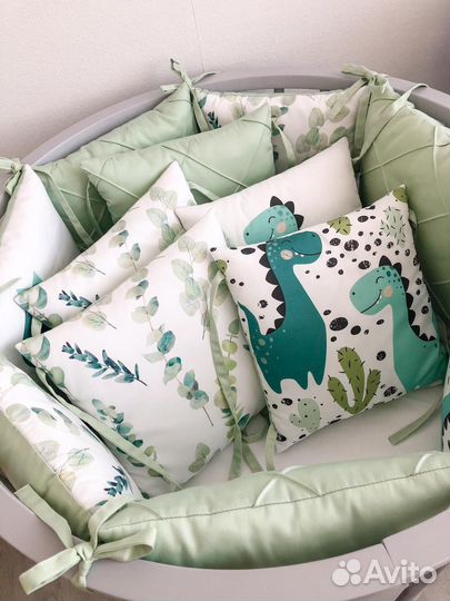 Бортики в детскую кроватку