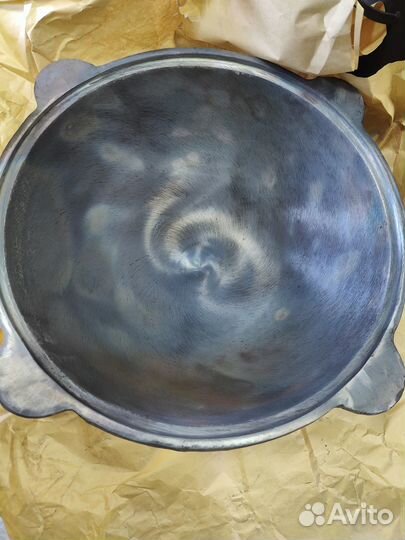 Казан чугунный 16л премиум Узбекистан + шумовка