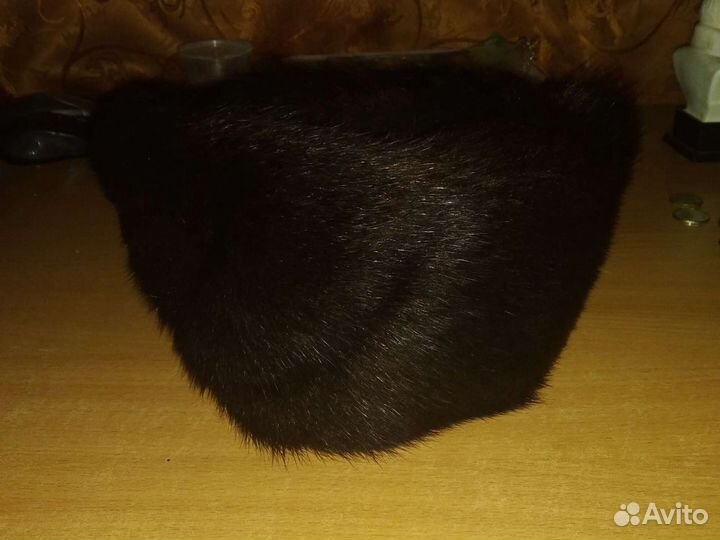 Женская норковая шапка