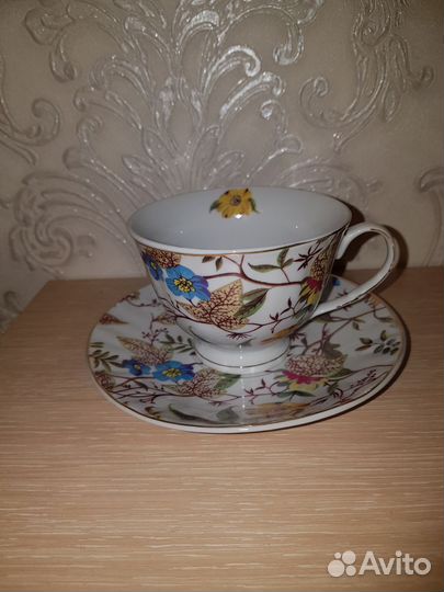 Кружка с блюдцем Чашка