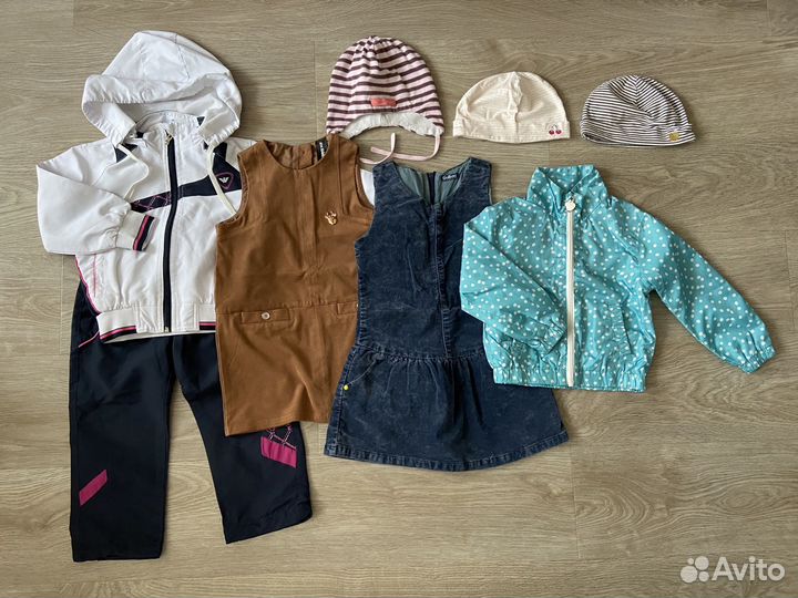 Одежда пакетом для девочки 92 98 104