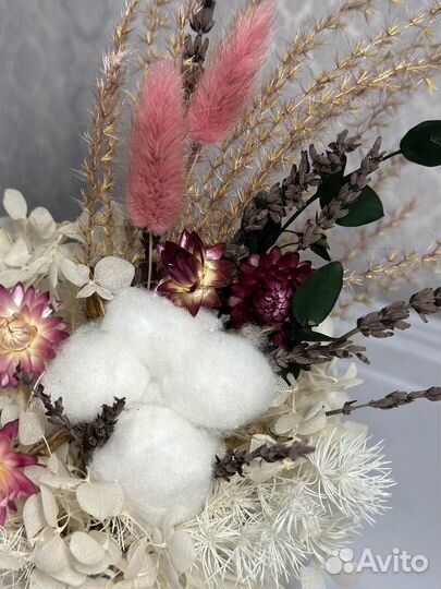 Композиция из стабилизированных цветов