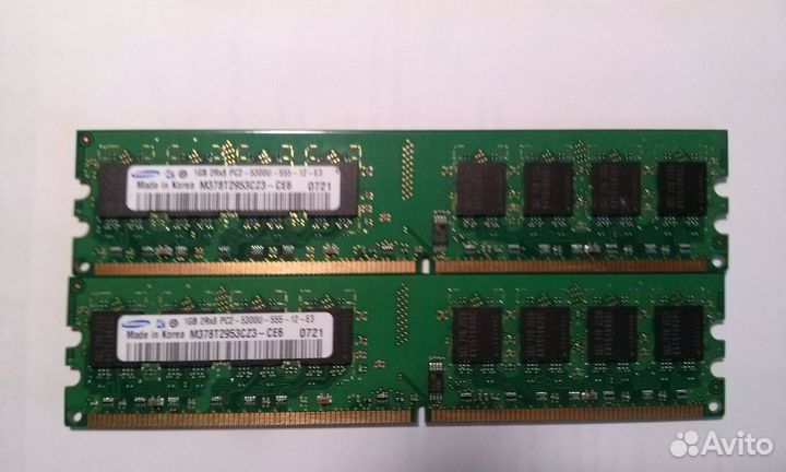 Процессоры 775 сокет, память DDR2 1gb+1gb (пара)