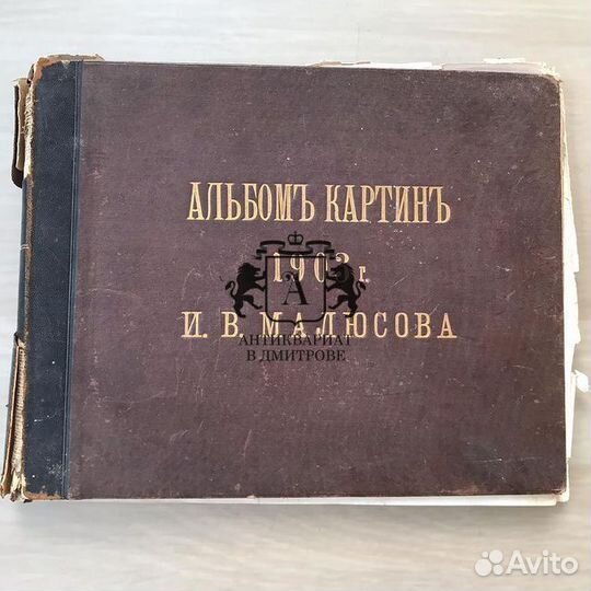 Альбом картин. 1903 год