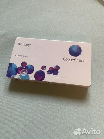 Линзы 6 шт, месячные на -1