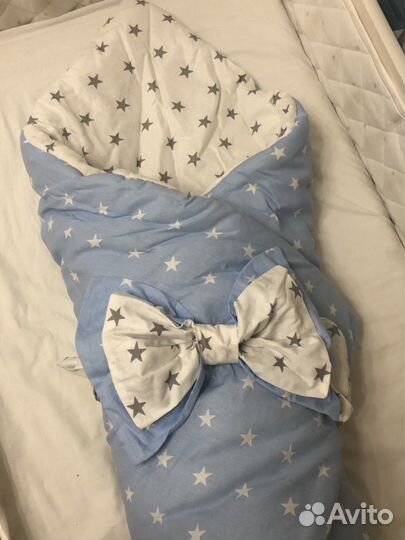 Конверт одеяло на выписку зима