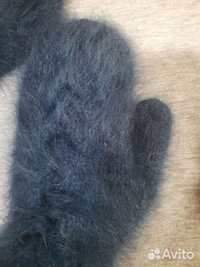 Варежки из ангоры