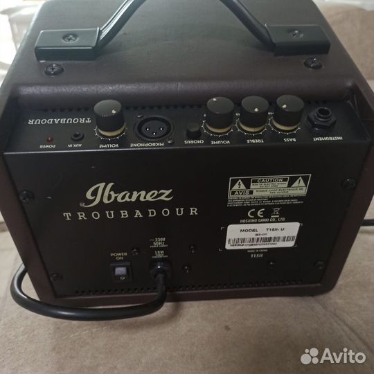 Комбо усилитель Troubadour Ibanez t15ii