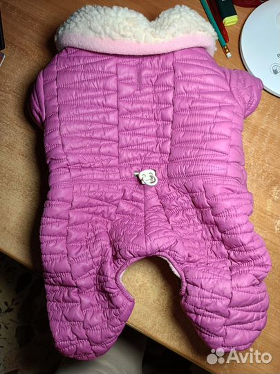 Комбинезон зимний для маленьких собак размера M