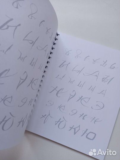 Книга-тренажер Экспрессивная каллиграфия