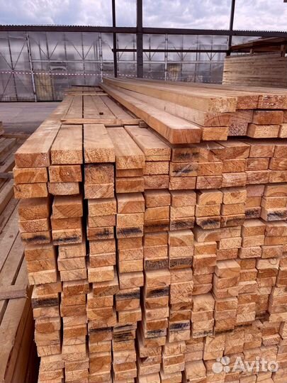 Доска обрезная 25х100х6000мм 1 сорт ГОСТ