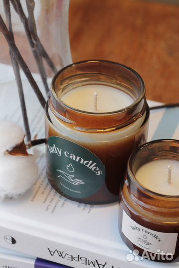 Эко-свечи ручной работы