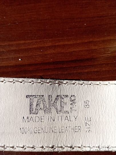 Ремень нат кожа италия Take two