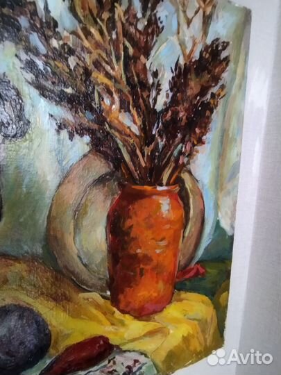 Картина натюрморт масло холст. Большие