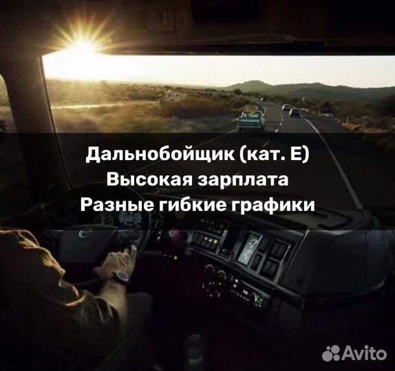 Дальнобойщик (категории Е)