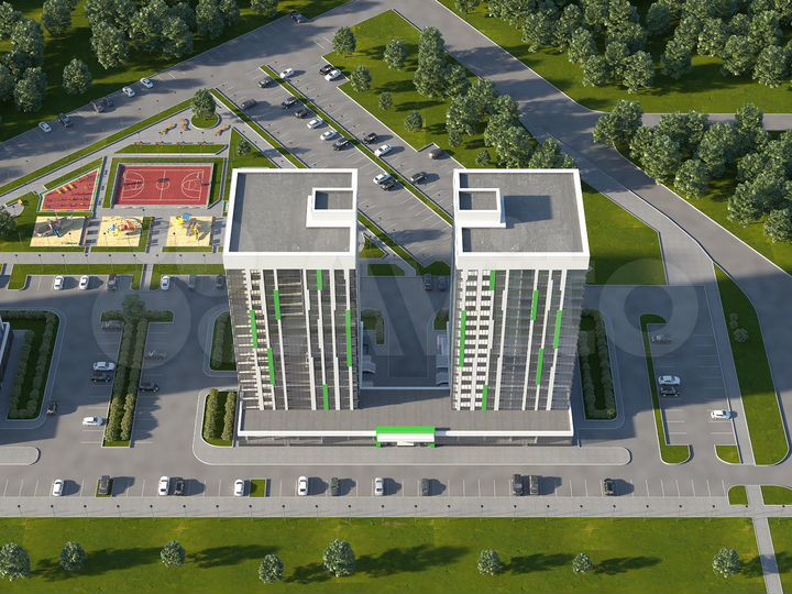 Квартира-студия, 38,4 м², 4/16 эт.