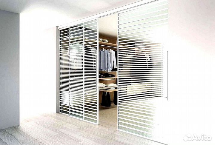 Реечная раздвижная дверь