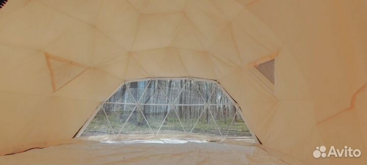 Купольный шатер глэмпинг сфера
