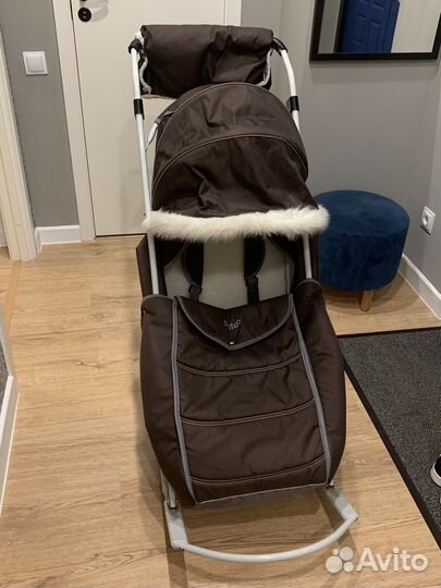 Санки коляска pikate. На брони до 19 ч. 15.11