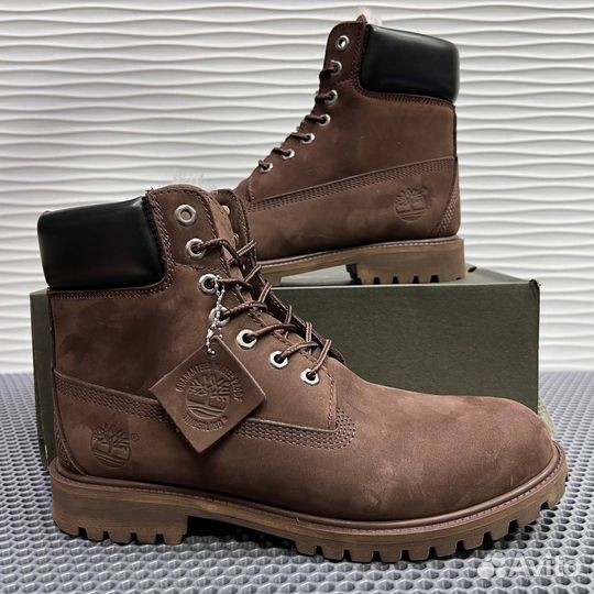 Ботинки timberland с мехом
