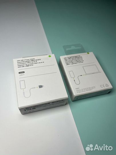 Зарядка на iPhone 20w + кабель