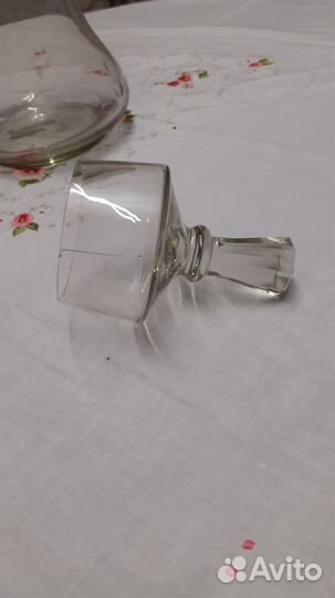 Набор графин стаканы богемия,графины,ваза СССР