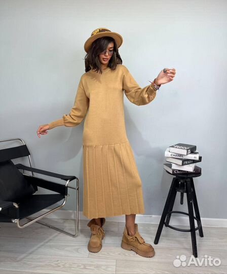 Платье теплое