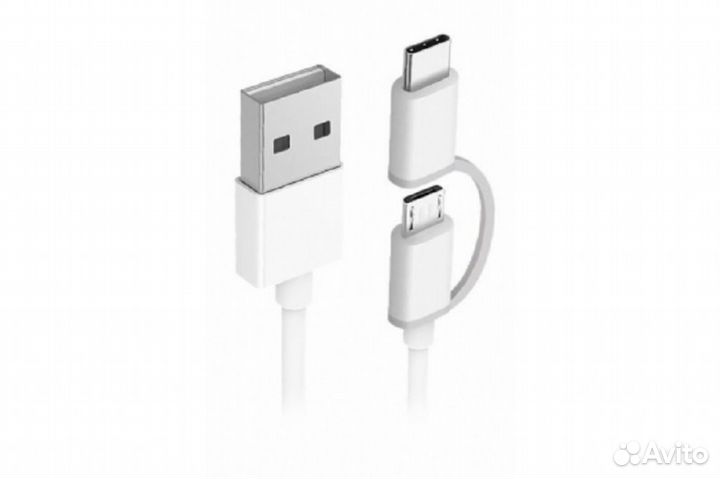 Кабель ZMI 2 in1 USB Type-C/Micro