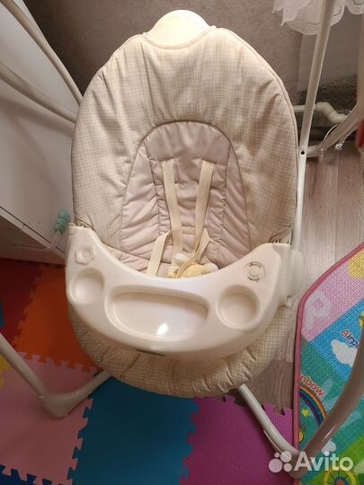 Детские электронные качели для новорожденных