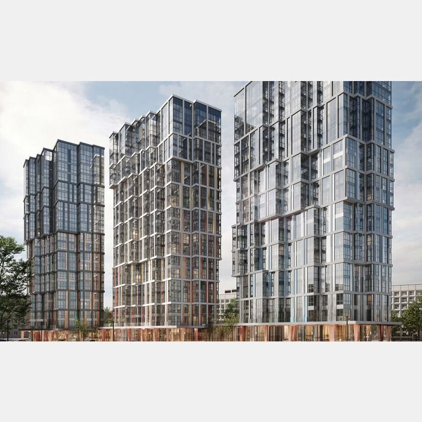 2-к. квартира, 61,4 м², 6/19 эт.