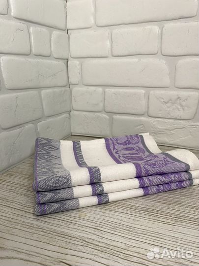 Полотенце кухонное -льняное, вафельное