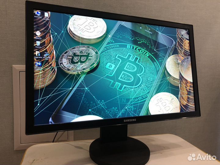 Монитор Samsung 24 дюйма, 1920х1080, hdmi, 75Гц