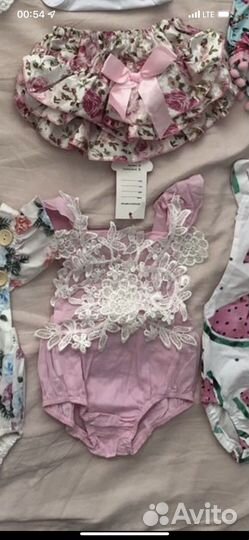 4 больших пакета с детскими вещами от 0 до 2 лет