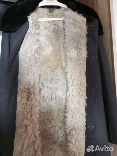 Мужской овчинный полушубок