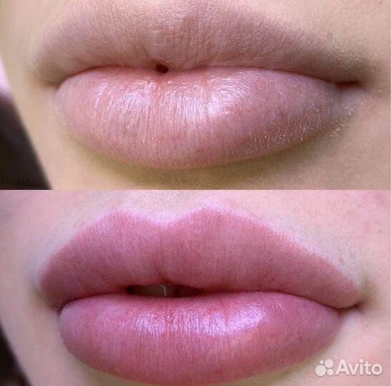 Пудровое напыление Микроблейдинг Татуаж