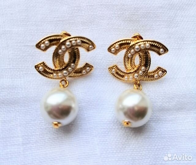 Серьги Chanel
