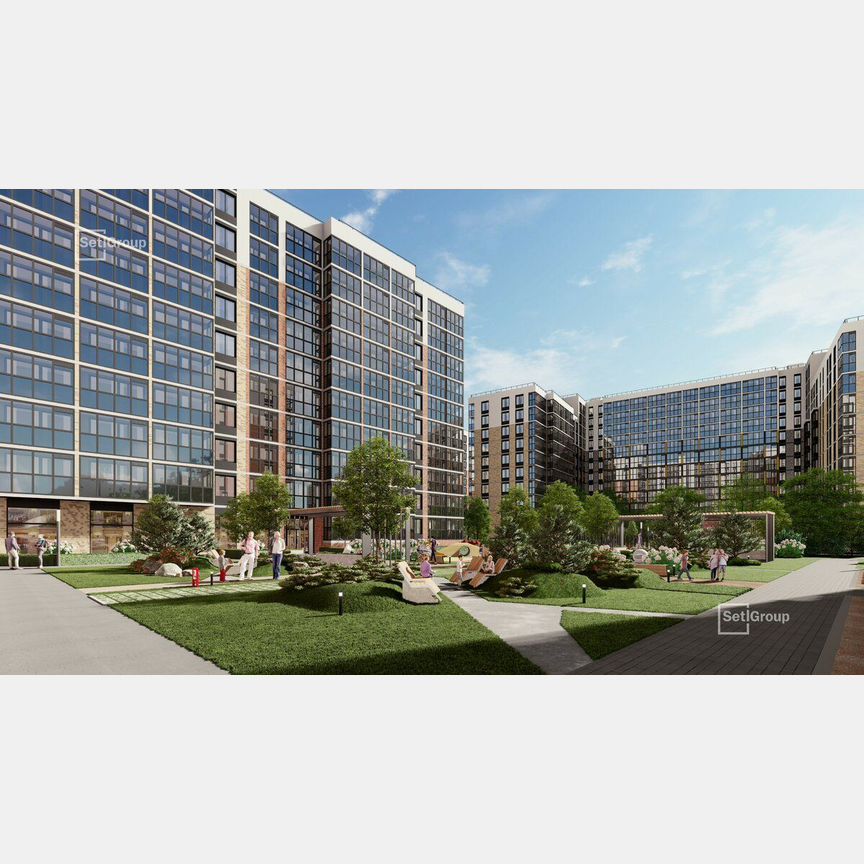1-к. квартира, 36,7 м², 2/12 эт.
