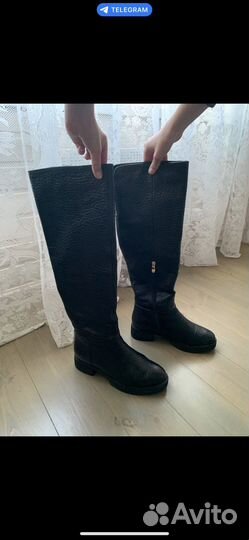 Сапоги женские кожаные 39 размер