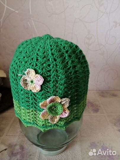 Летние шапочки на девочку