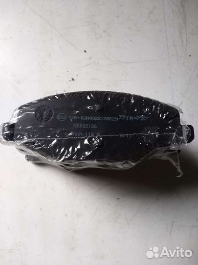 Передние тормозные колодки volkswagen polo sedan