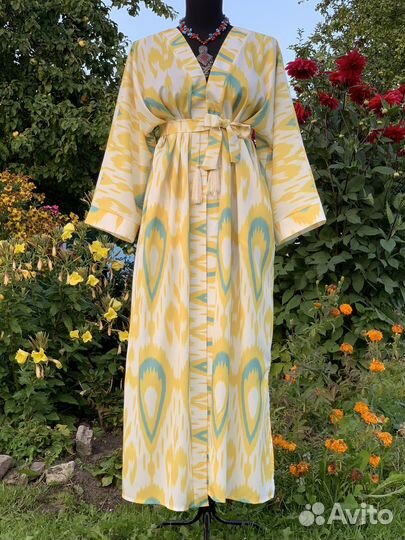 Халат наумлка абая креп большой размер