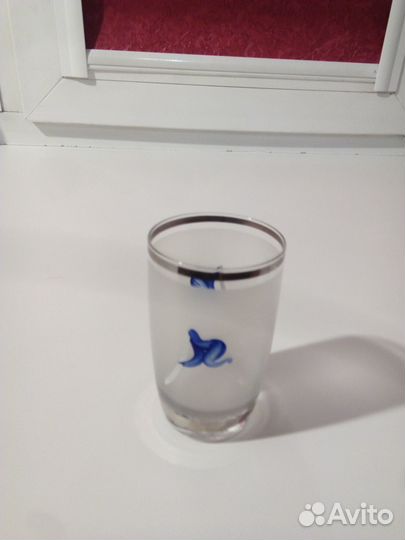 Графин матовое стекло со стопками