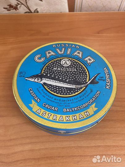 Банка от черной икры