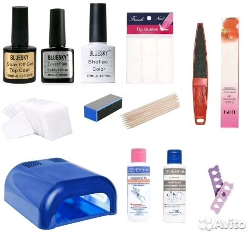 Набор для покрытия гель- лаком шеллак 19
