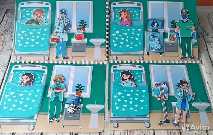 Игры на липучках. Сюжетно-ролевая игра