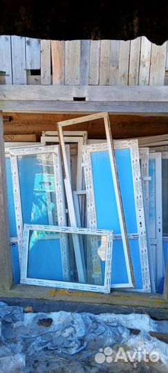 Пластиковые окна и двери бу