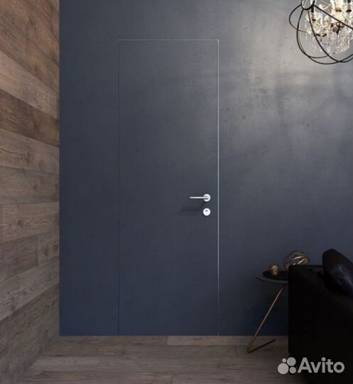 Скрытые двери под отделку