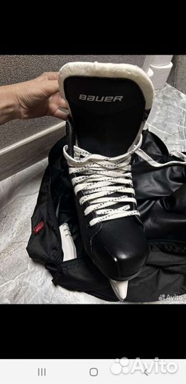 Хоккейные коньки bauer 42 размер