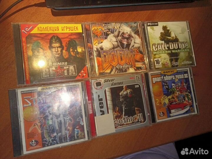 Диски pc игры для компьютера 1 лотом