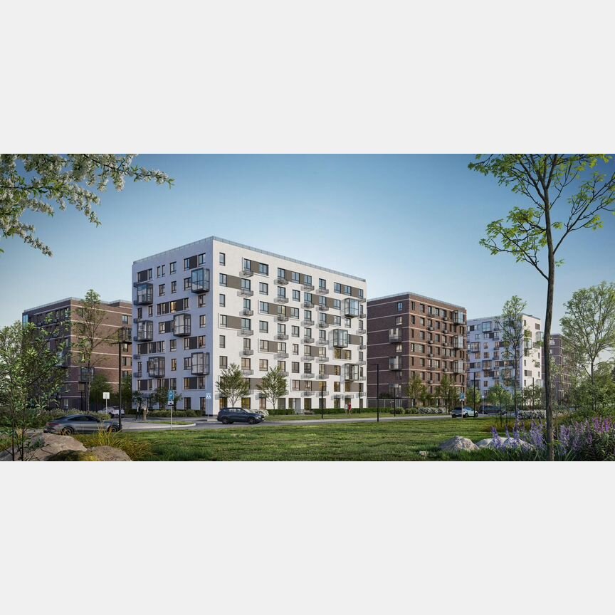2-к. квартира, 51,9 м², 7/8 эт.